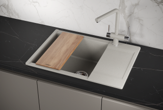 Мойка кухонная Granula 7003, БАЗАЛЬТ